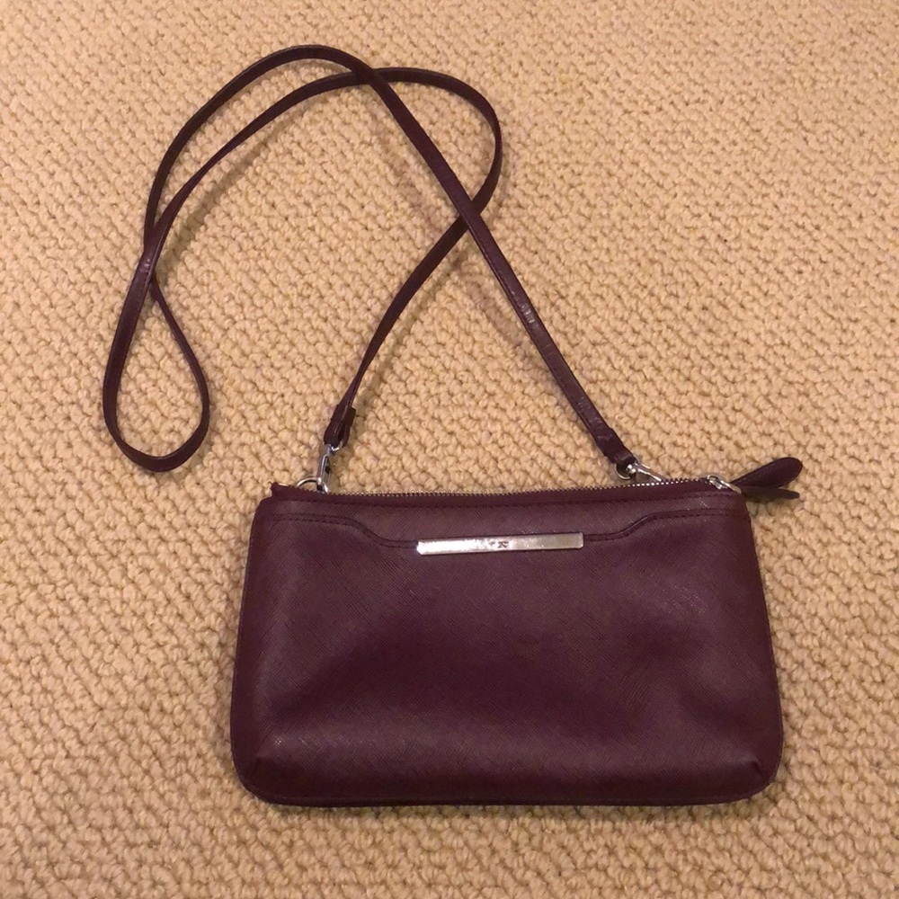 Plum TUMI Crossbody Purse